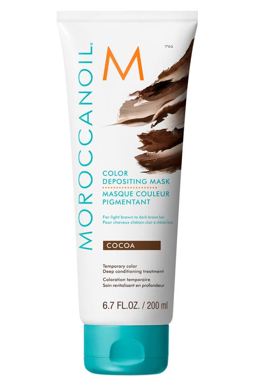 MOROCCANOIL Color Depositing Mask Temporary Color Deep Conditioning Treatment in Cocoa