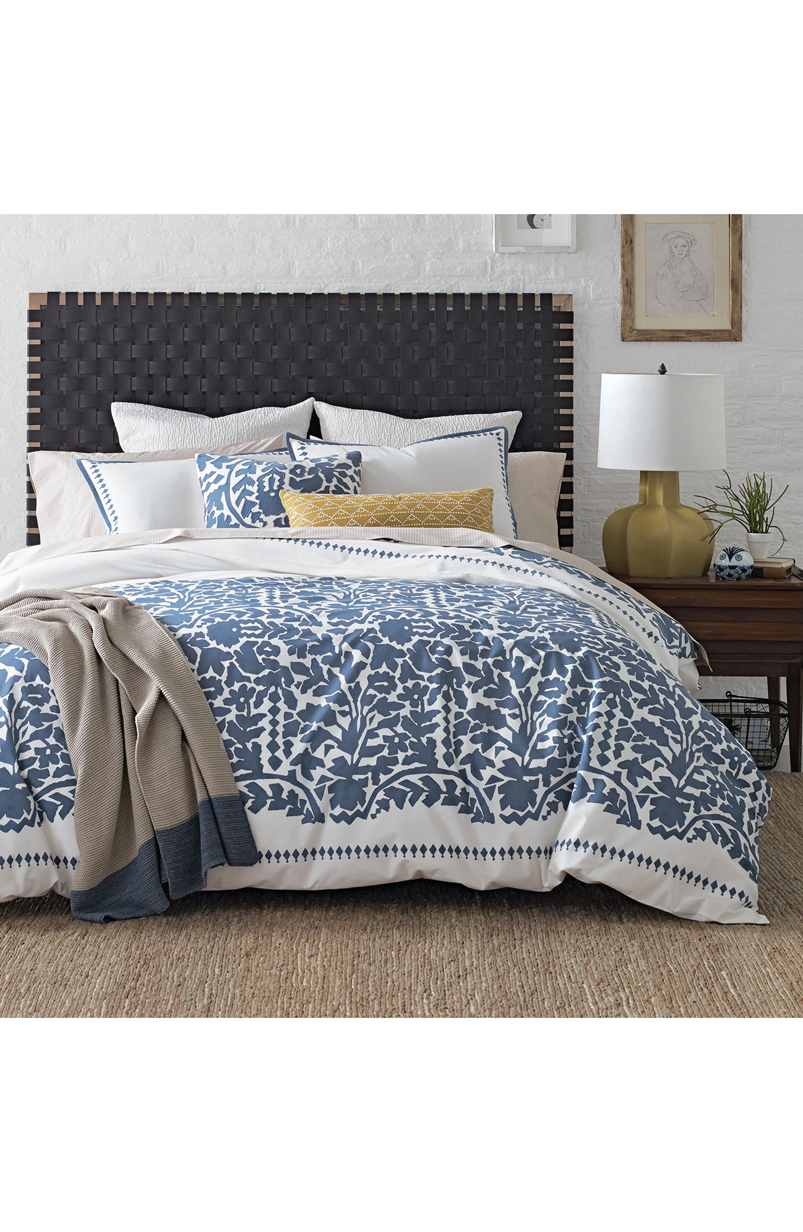 Dwellstudio Oaxaca Prussian Duvet Cover Nordstrom