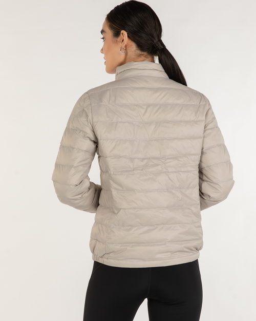 Shop Rebody Active Urbaneer Down Jacket In Pearl Grey