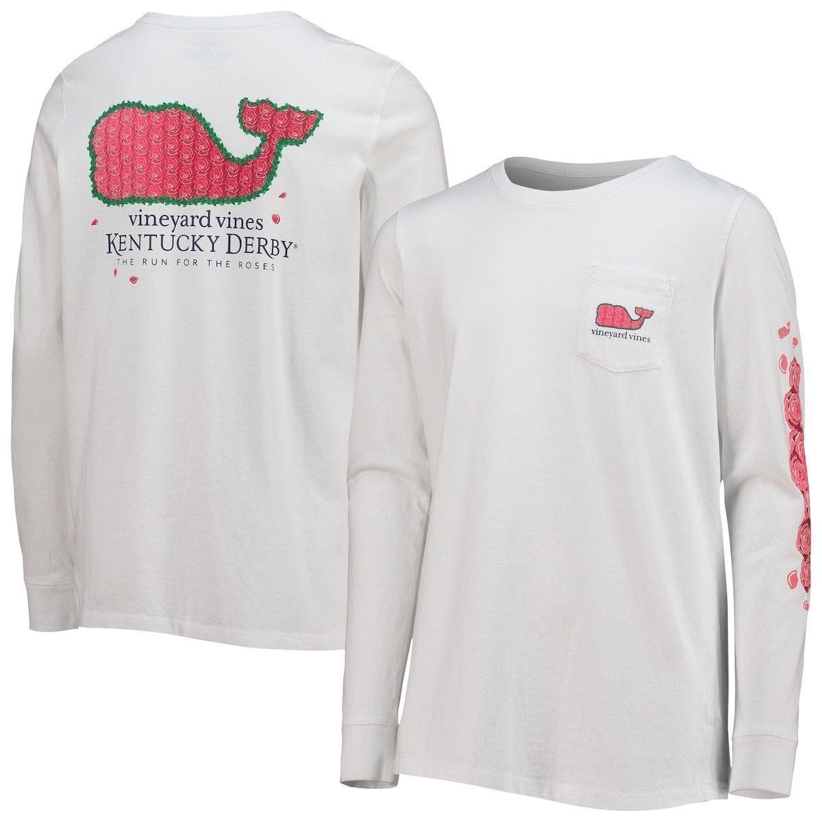 Kentucky Derby Rose Whale Long Sleeve 