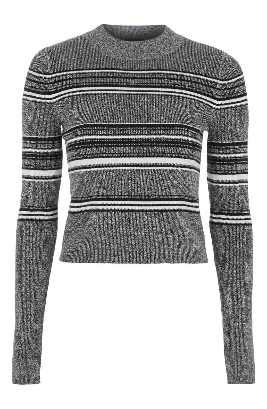 Stripe Crop Sweater Nordstrom