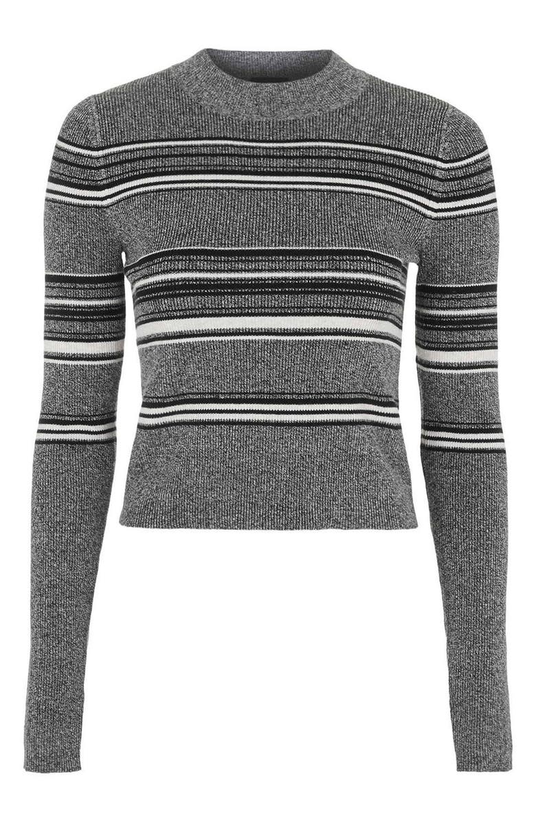 Topshop Stripe Crop Sweater | Nordstrom