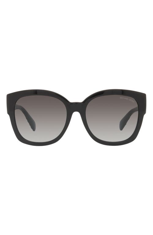 Michael Kors Baja 56mm Gradient Square Sunglasses in Black