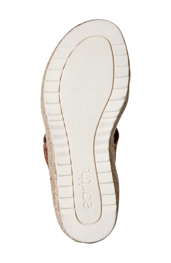Shop Earth ® Colla Espadrille Wedge Sandal In Tan Multi