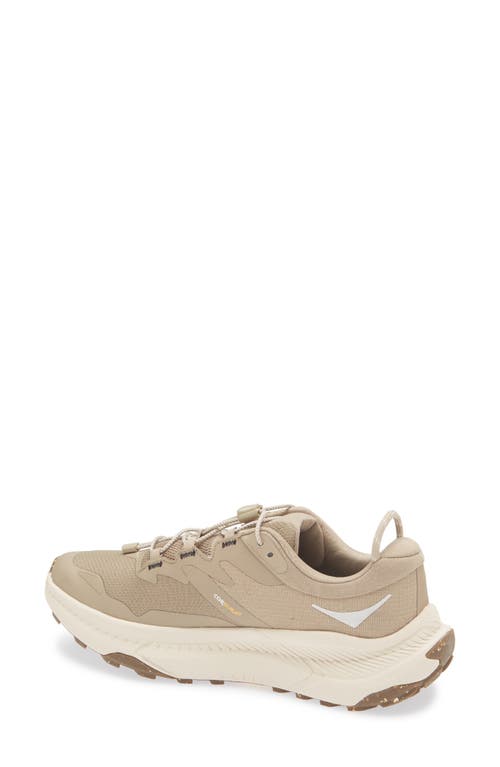 Hoka Transport Gore-tex Panelled Mesh Sneakers In Dune/dune/eggnog