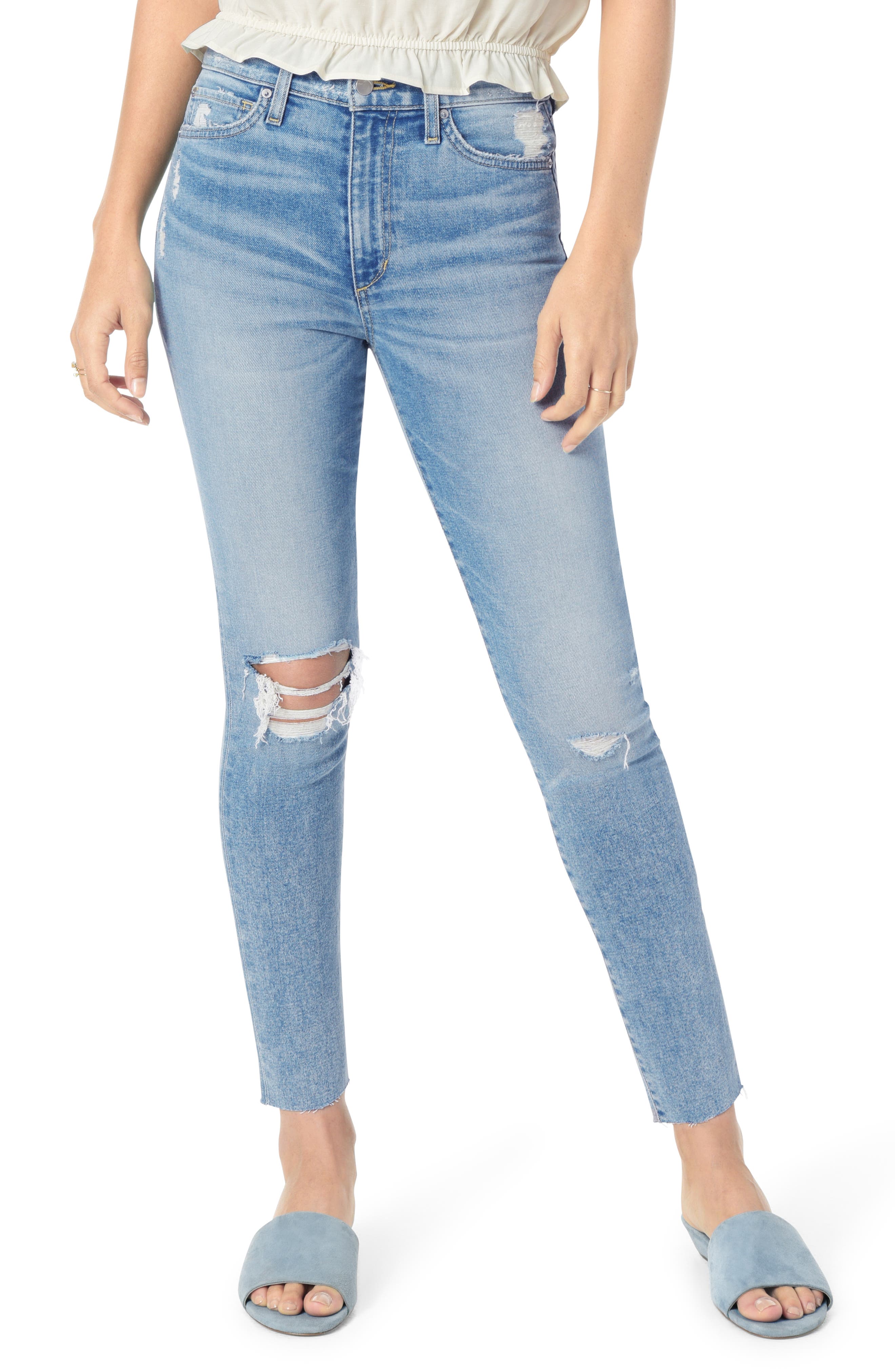 charlie high waist ankle skinny jeans