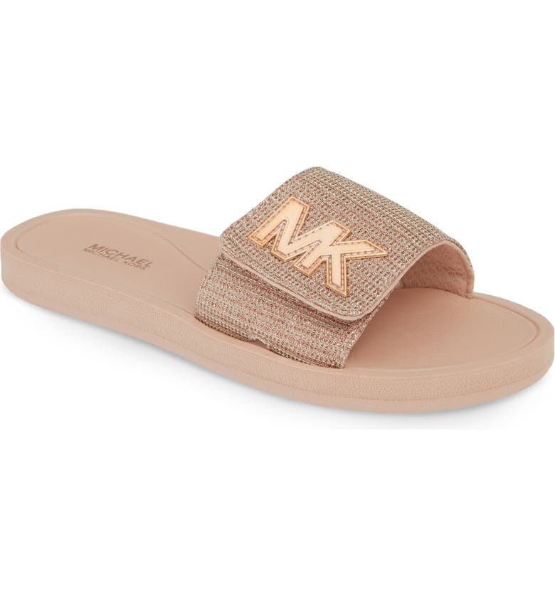 MICHAEL Michael Kors MK Logo Slide Sandal (Women) | Nordstrom