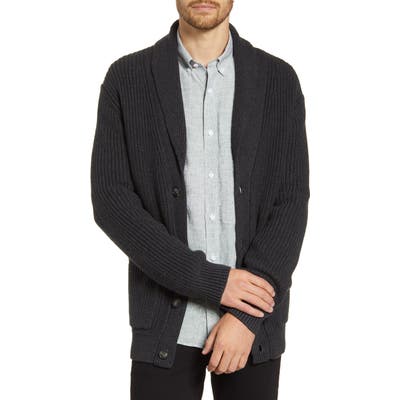 French Connection Heritage Regular Fit Button Cardigan, Grey