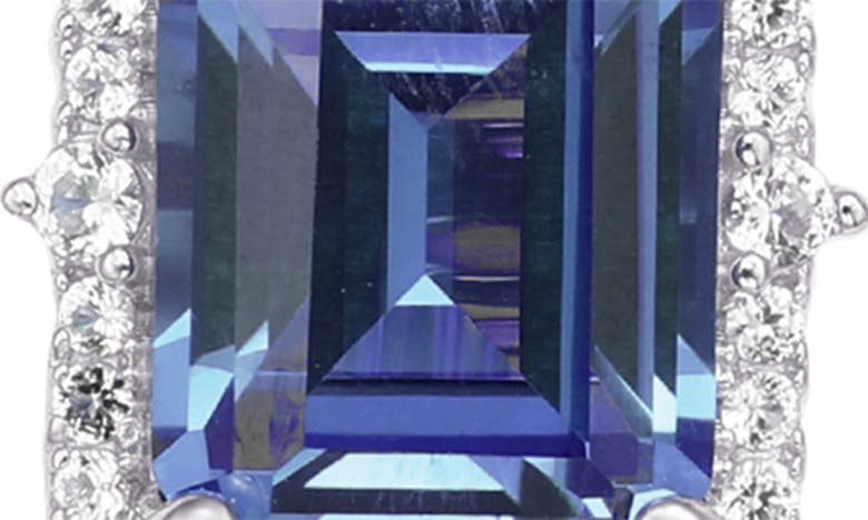 SUZY LEVIAN SUZY LEVIAN STERLING SILVER SAPPHIRE DROP EARRINGS