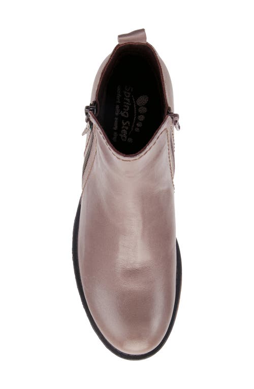Spring Step Oziel Bootie In Taupe Leather