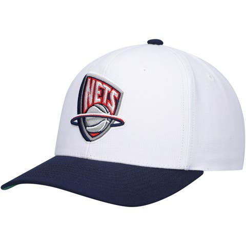 Men's Mitchell & Ness White Brooklyn Nets Hardwood Classics in Your Face Deadstock Snapback Hat