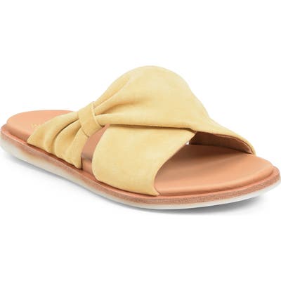 Kork-Ease Zel Slide Sandal, Yellow