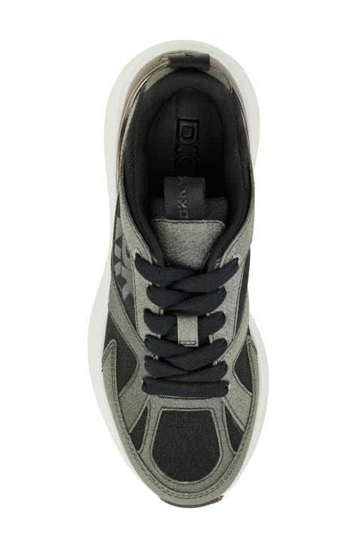 Shop Dkny Zofi Sneaker In Black/graphite