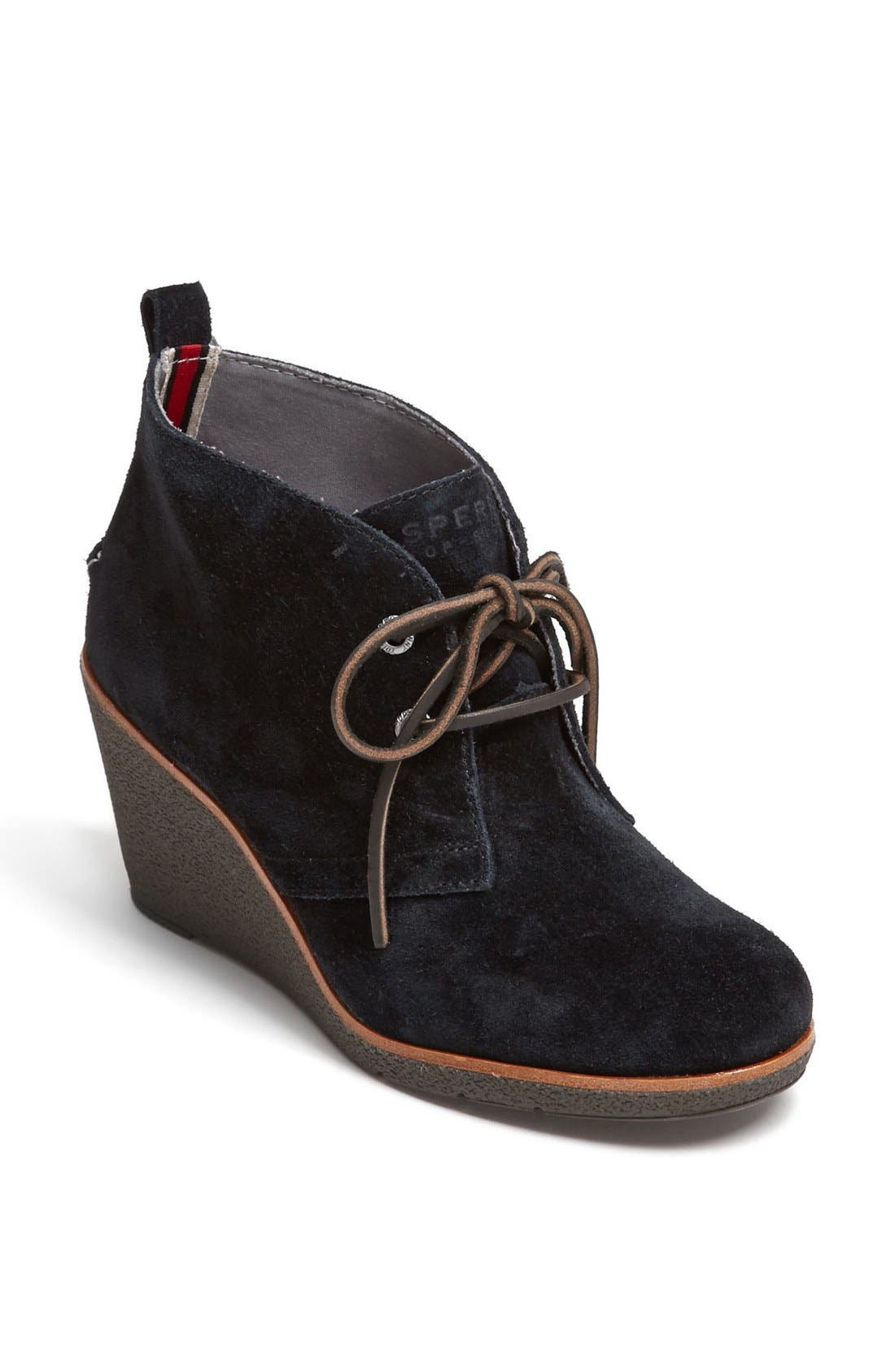 sperry suede ankle boots