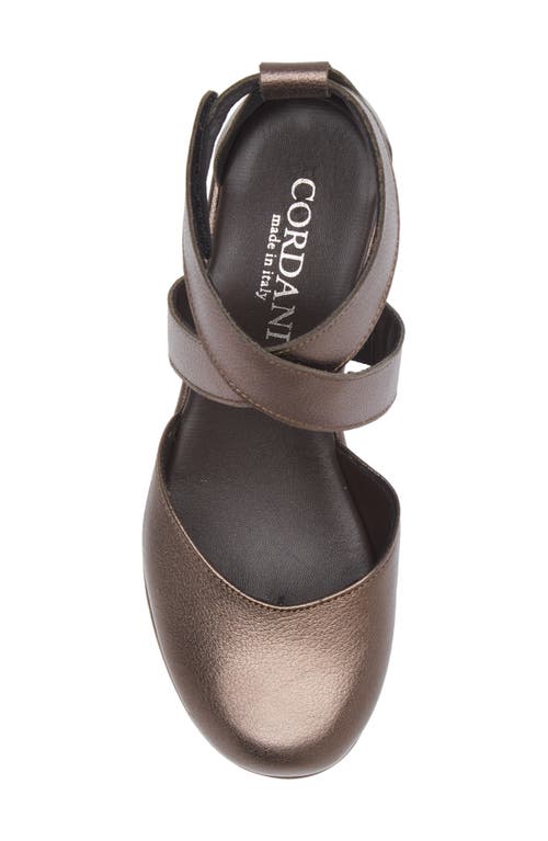 Shop Cordani Darla Platform Pump In Omega Bronze