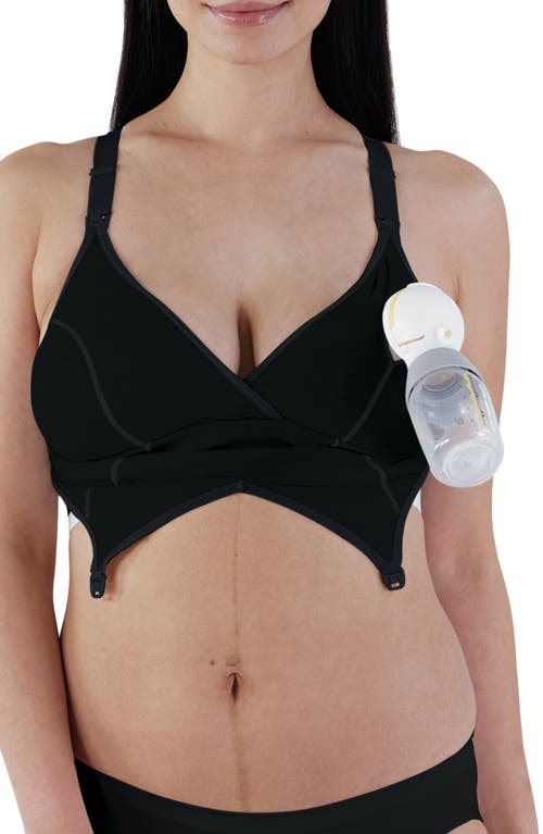  Essential Pump&Nurse Bra, All in One Nursing and Hands Free  Pumping Bra, US Company, Nude M : Clothing, Shoes & Jewelry