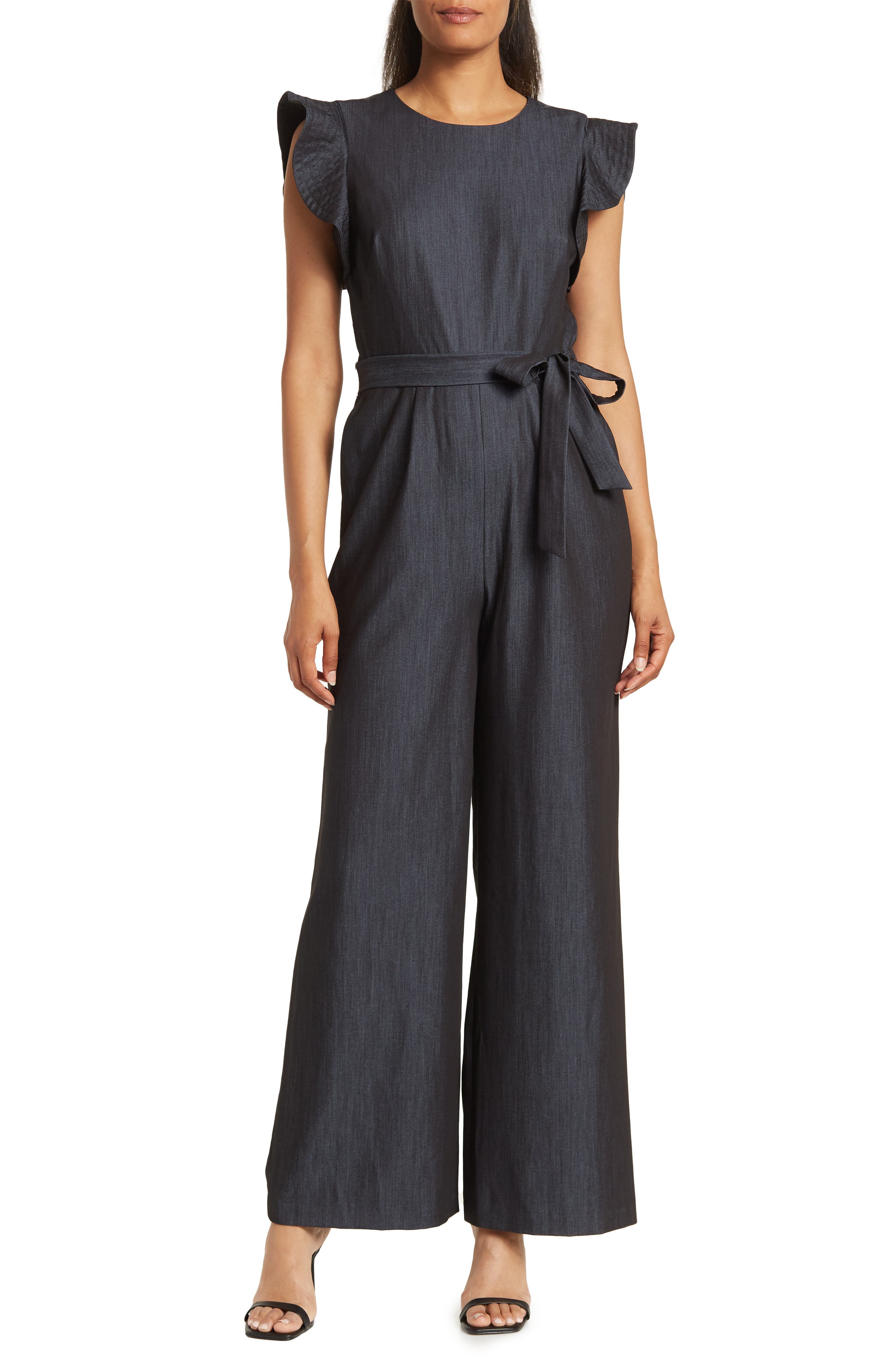 calvin klein gray jumpsuit