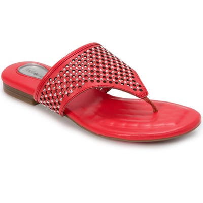 Foot Petals Evie Sandal, Red