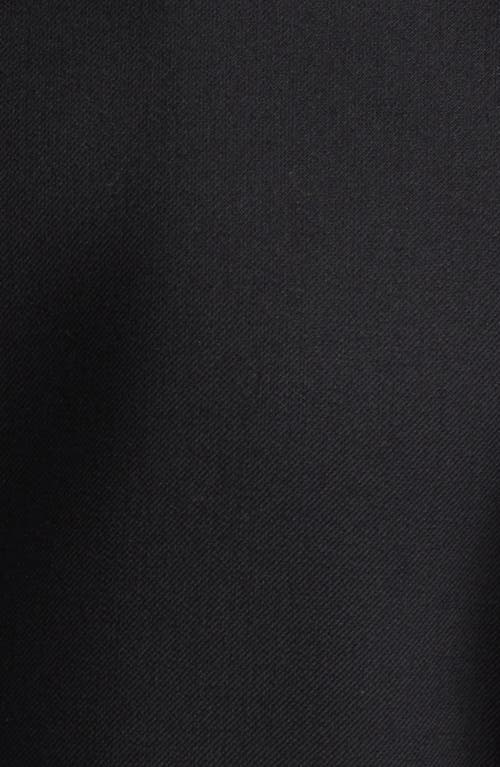 Dolce & Gabbana Dolce&gabbana Hourglass Double Breasted Wool Blend Coat In N0000 Nero