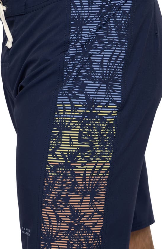 Travismathew Beach Break Board Shorts In Dress Blues