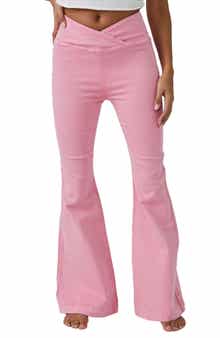 adidas Originals Flare Leg Faux Suede Track Pants | Nordstrom
