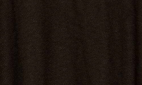 Vince Camuto Crewneck Sharkbite Sweater In Dark Olive