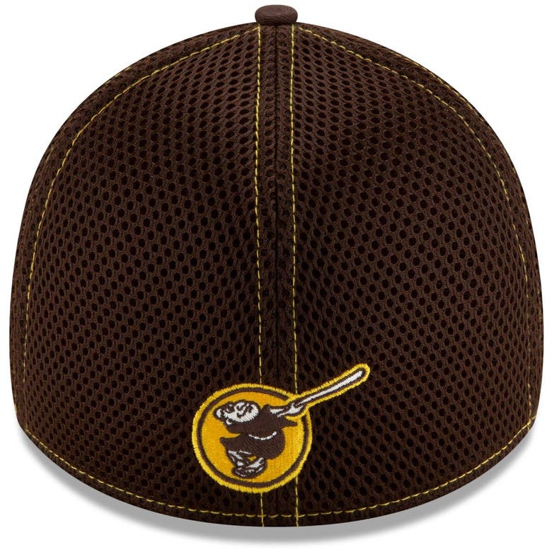 Shop New Era Brown San Diego Padres Neo 39thirty Flex Hat