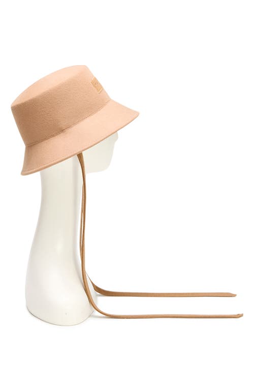 Shop Eugenia Kim Jonah Wool Felt Bucket Hat In Camel