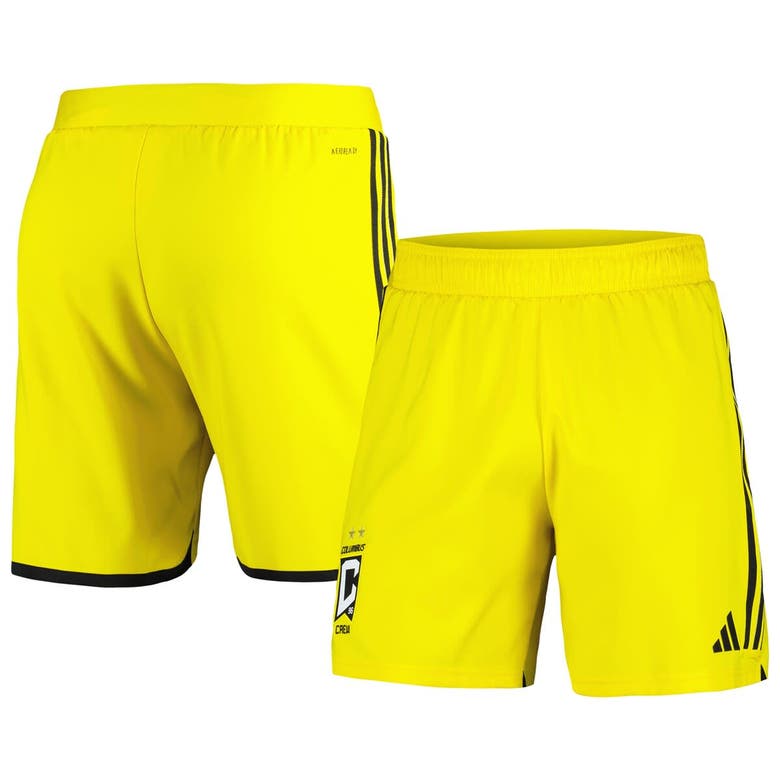 Shop Adidas Originals Adidas Gold Columbus Crew 2024 Home Authentic Shorts