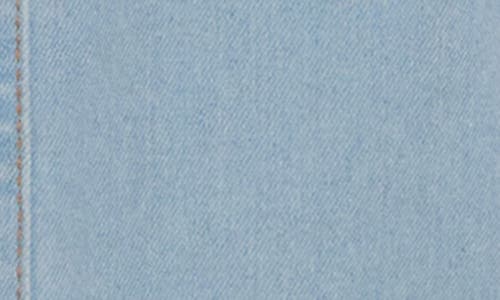 Bebe Denim Denim Minidress In Light Wash