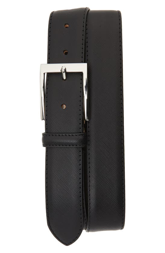 To Boot New York Men's Almadea Chester Leather Belt In Black