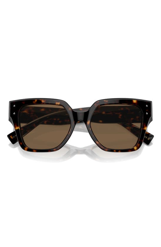 Dolce & Gabbana 52mm Square Sunglasses In Brown