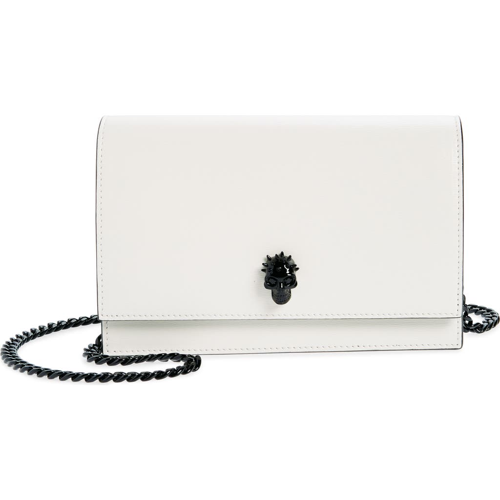 ALEXANDER MCQUEEN MCQUEEN SMALL SKULL LEATHER CROSSBODY BAG