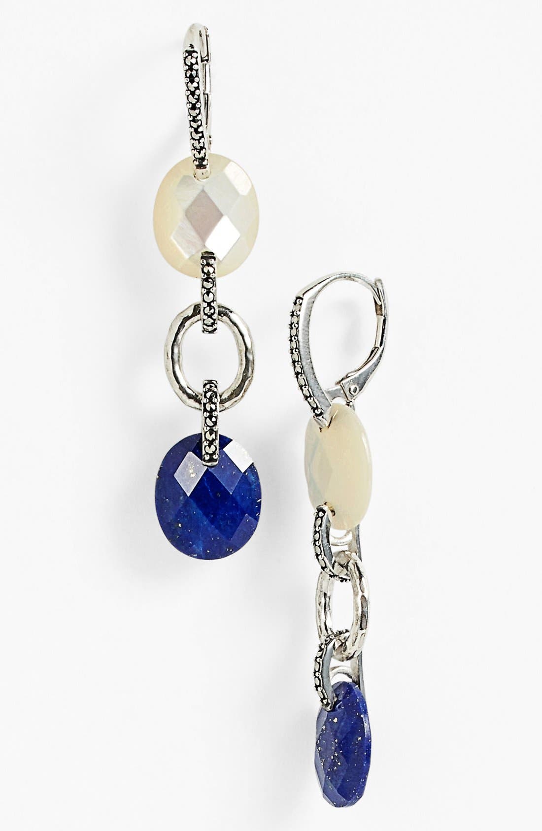Judith Jack 'Blue Sky' Multi Stone Linear Earrings Nordstrom