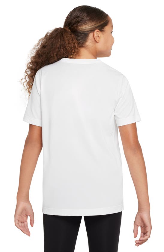 Shop Nike Kids' Legend Dri-fit T-shirt In White