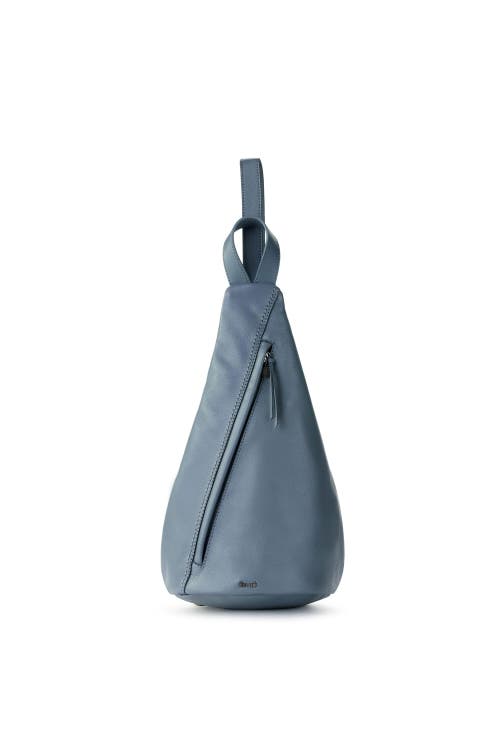 The Sak Geo Sling Leather Backpack In Maritime