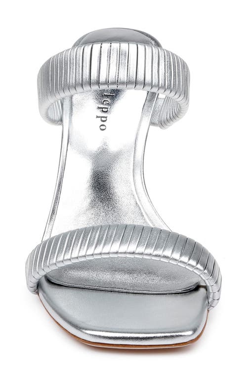 Dee Ocleppo Jamaica 90mm Leather Sandals In Silver