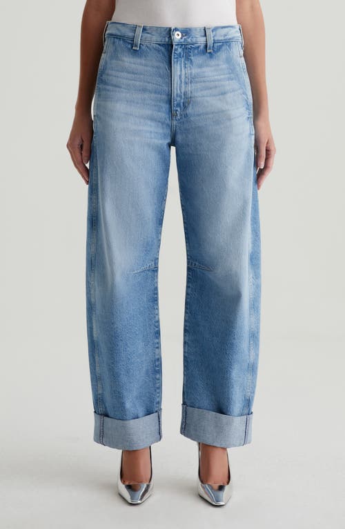 AG Mercer Cuffed Barrel Jeans in Santorini 