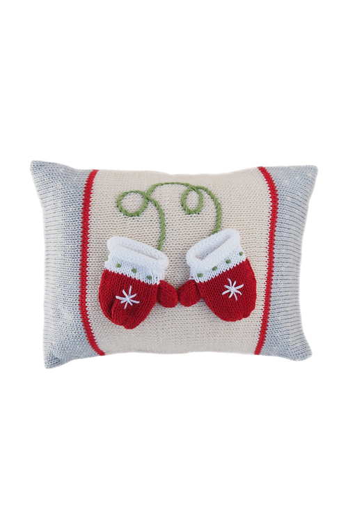 Melange Collection Mitten Mini Pillow in Ivory 