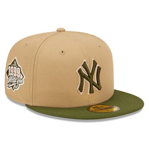 Kansas City Royals Mitchell & Ness Bases Loaded Fitted Hat - Royal/Tan