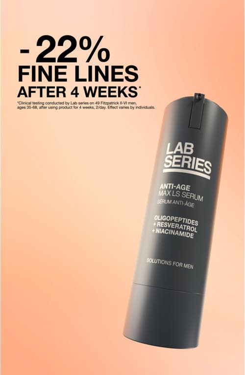 Shop Lab Series Skincare For Men Anti-age Max Ls Serum In Regular