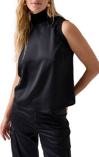Satin 2025 turtleneck top