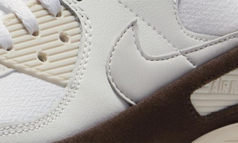 Shop Nike Air Max 90 Lv8 Platform Sneaker In White/ Dust/ Brown