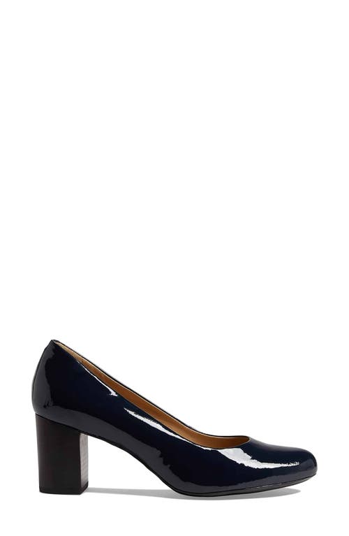 Marc Joseph New York Midtown Pump In Navy Patent
