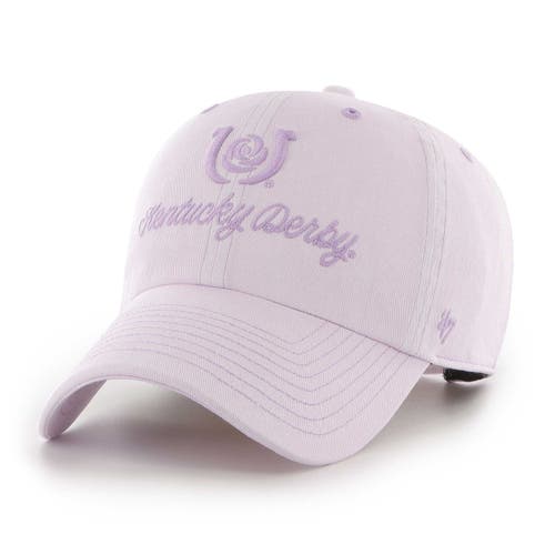 Women's '47 Purple Kentucky Derby Haze Clean Up Adjustable Hat