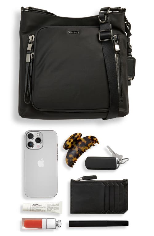 Tumi Voyageur Tyler Crossbody Bag In Black/gunmetal