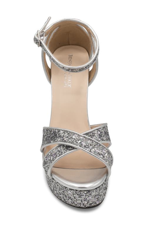 Touch Ups Jemma Ankle Strap Platform Sandal In Silver