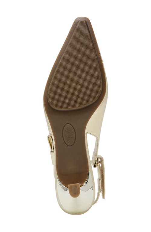 Shop Anne Klein Carmel Pointed Toe Slingback Pump In Light Gold