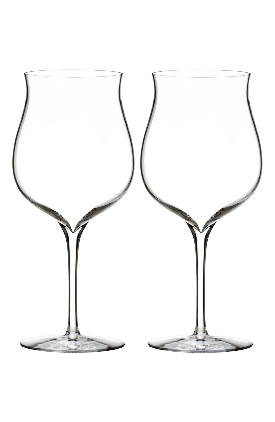 Waterford Elegance Set of 2 Fine Crystal Burgundy Wine Glasses Nordstrom
