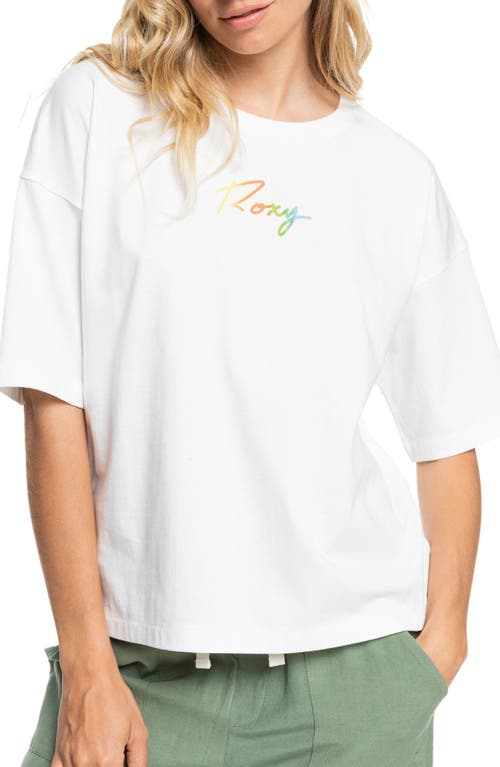 UPC 195718136643 - Roxy Easy Boxy Graphic Tee in Snow White at ...
